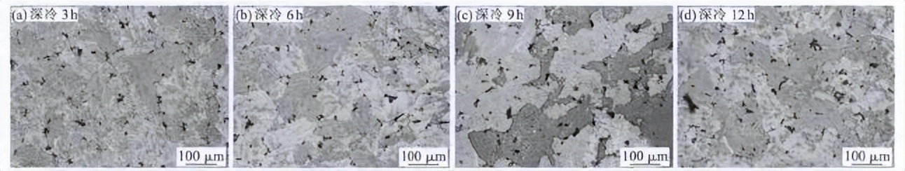 超低温回火炉对铝合金的深冷试验(图3) 超低温回火炉对铝合金的深冷试验(图3)